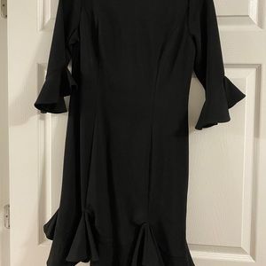 Black 3/4 sleeve dress
